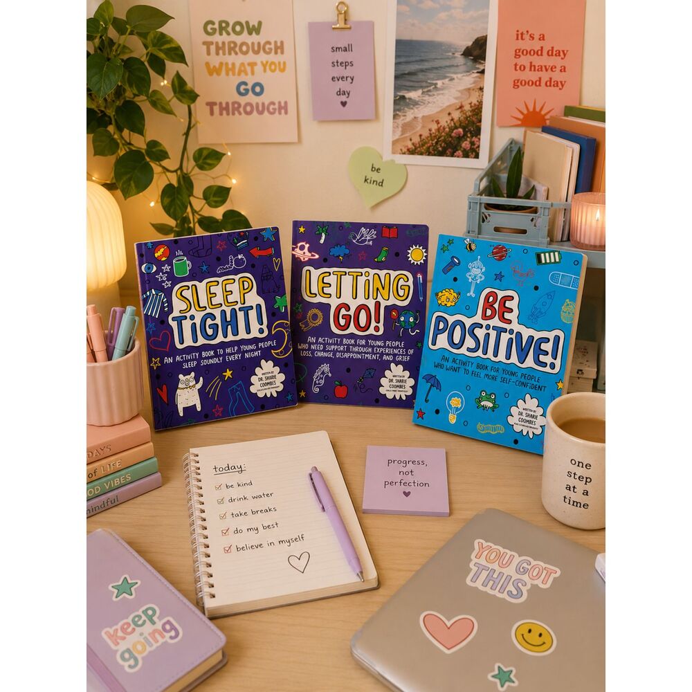 NWT Set of 3 Motivational Journals for kids Self Help Emotional wellness Health